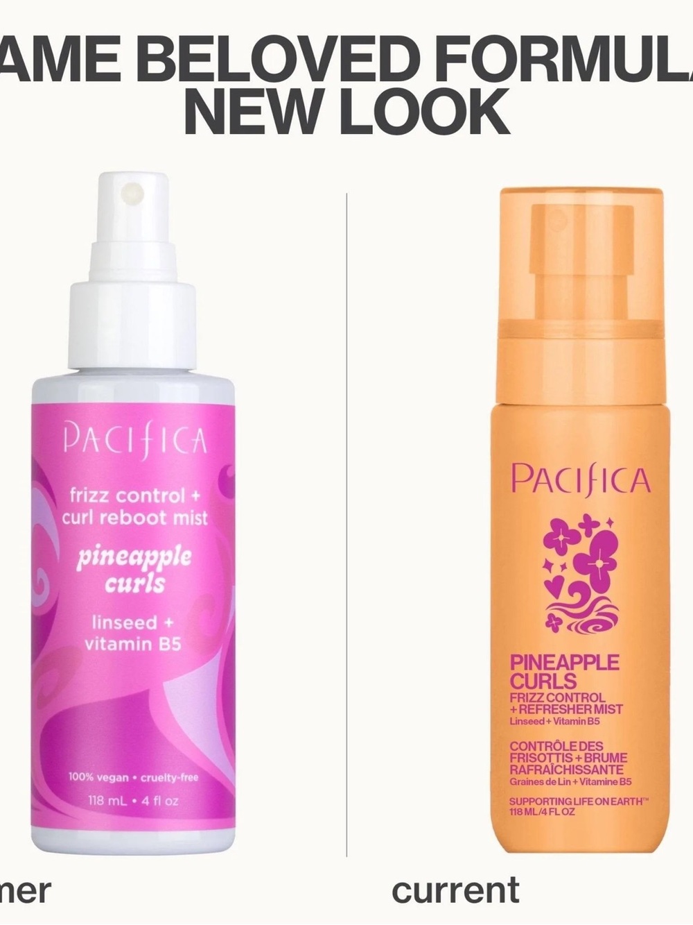 Pacifica Pineapple Curls Frizz Control Mist - 4fl oz